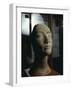 Unfinished Brown Quartzite Head of Queen Nefertiti from New Kingdom-null-Framed Giclee Print