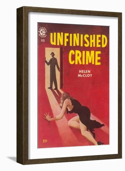 Unfinished Crime-null-Framed Art Print