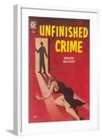 Unfinished Crime-null-Framed Art Print