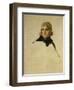 Unfinished Portrait of General Bonaparte (1769-1821) circa 1797-98-Jacques-Louis David-Framed Premium Giclee Print