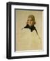 Unfinished Portrait of General Bonaparte (1769-1821) circa 1797-98-Jacques-Louis David-Framed Premium Giclee Print