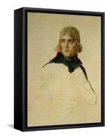 Unfinished Portrait of General Bonaparte (1769-1821) circa 1797-98-Jacques-Louis David-Framed Stretched Canvas