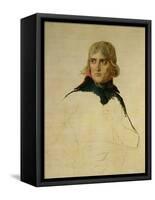 Unfinished Portrait of General Bonaparte (1769-1821) circa 1797-98-Jacques-Louis David-Framed Stretched Canvas