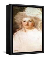 Unfinished Portrait of Marie-Antoinette 1770-1819-Alexandre Kucharski-Framed Stretched Canvas