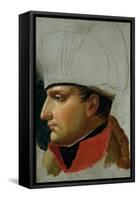 Unfinished Portrait of Napoleon I (1769-1821) 1808-Anne-Louis Girodet de Roussy-Trioson-Framed Stretched Canvas