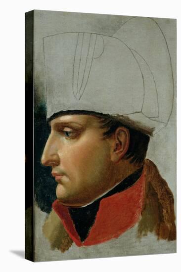 Unfinished Portrait of Napoleon I (1769-1821) 1808-Anne-Louis Girodet de Roussy-Trioson-Stretched Canvas