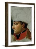 Unfinished Portrait of Napoleon I (1769-1821) 1808-Anne-Louis Girodet de Roussy-Trioson-Framed Giclee Print