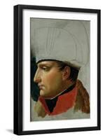 Unfinished Portrait of Napoleon I (1769-1821) 1808-Anne-Louis Girodet de Roussy-Trioson-Framed Giclee Print