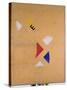 Unfinished Poster for the Van Doesburg Exhibition (Mixed Media, 1924)-Theo Van Doesburg-Stretched Canvas