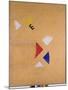 Unfinished Poster for the Van Doesburg Exhibition (Mixed Media, 1924)-Theo Van Doesburg-Mounted Giclee Print