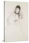 Unfinished Sketch of Lady Haden, 1895-James Abbott McNeill Whistler-Stretched Canvas