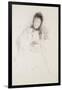 Unfinished Sketch of Lady Haden, 1895-James Abbott McNeill Whistler-Framed Giclee Print