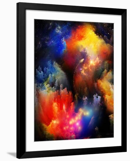 Unfolding Of Fractal Dreams-agsandrew-Framed Art Print