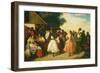 Ungarische Bauernhochzeit-Károly Lotz-Framed Giclee Print