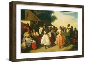 Ungarische Bauernhochzeit-Károly Lotz-Framed Giclee Print