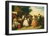 Ungarische Bauernhochzeit-Károly Lotz-Framed Giclee Print