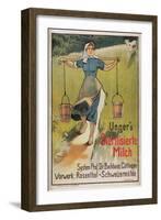 Unger's Sterilized Milk-Hermann Behrens-Framed Art Print