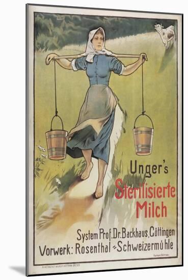 Ungers Milk Germany 1898-null-Mounted Giclee Print