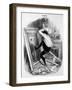 'Ungrateful Country, You Shall Not Have My Masterpiece', 1840 (Litho)-Honore Daumier-Framed Giclee Print