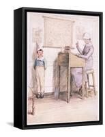 Unhappy Boy, are You Ashamed of Yourself?-Hugh Thomson-Framed Stretched Canvas