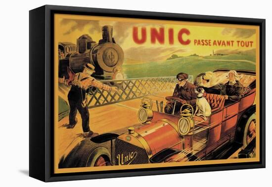 UNIC, Racing Across Train Tracks-null-Framed Stretched Canvas