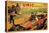 UNIC, Racing Across Train Tracks-null-Stretched Canvas