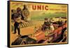 UNIC, Racing Across Train Tracks-null-Framed Stretched Canvas