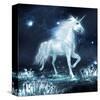 Unicorn Crystal Star Field-null-Stretched Canvas