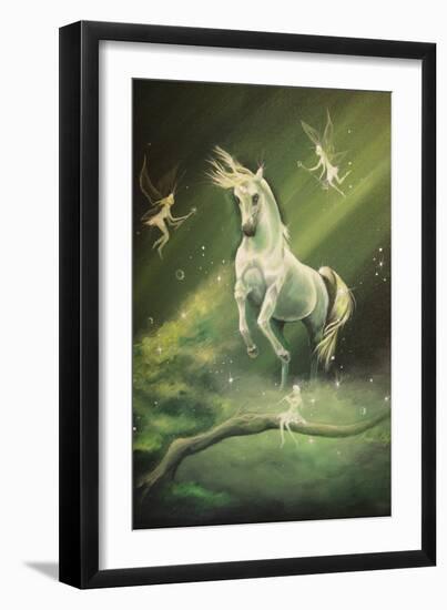 Unicorn Dances-Sue Clyne-Framed Giclee Print
