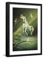 Unicorn Dances-Sue Clyne-Framed Premium Giclee Print