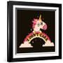 Unicorn Don't Care-Michael Buxton-Framed Art Print