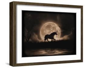 Unicorn Dreams-Julie Fain-Framed Art Print