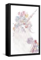 Unicorn Floral-1x Studio II-Framed Stretched Canvas