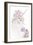 Unicorn Floral-1x Studio II-Framed Giclee Print