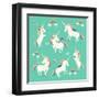 Unicorn Frolic-Heather Rosas-Framed Art Print