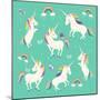 Unicorn Frolic-Heather Rosas-Mounted Art Print