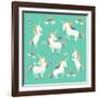 Unicorn Frolic-Heather Rosas-Framed Art Print