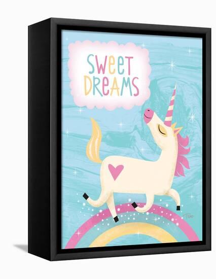 Unicorn I-Teresa Woo-Framed Stretched Canvas