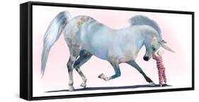 Unicorn Kiss-Nancy Tillman-Framed Stretched Canvas