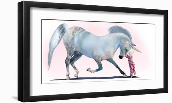 Unicorn Kiss-Nancy Tillman-Framed Art Print