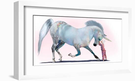 Unicorn Kiss-Nancy Tillman-Framed Art Print