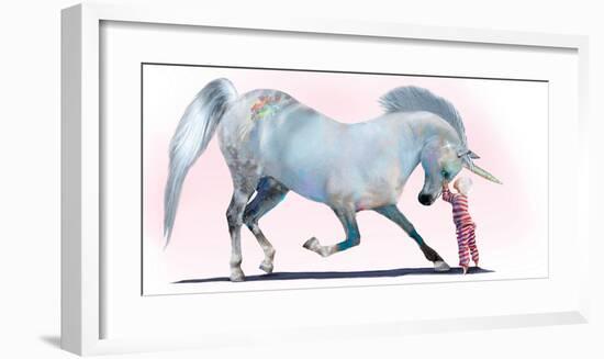 Unicorn Kiss-Nancy Tillman-Framed Art Print