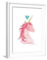 Unicorn Magic I Heart-Melissa Averinos-Framed Art Print