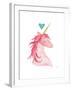 Unicorn Magic I Heart-Melissa Averinos-Framed Art Print