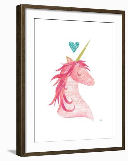 Unicorn Magic I Heart-Melissa Averinos-Framed Art Print