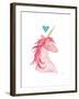 Unicorn Magic I Heart-Melissa Averinos-Framed Art Print