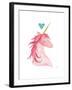 Unicorn Magic I Heart-Melissa Averinos-Framed Art Print