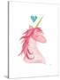 Unicorn Magic I Heart-Melissa Averinos-Stretched Canvas