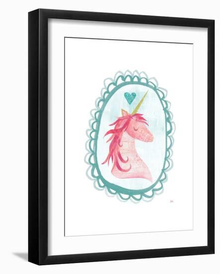 Unicorn Magic I with Border-Melissa Averinos-Framed Art Print