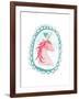 Unicorn Magic I with Border-Melissa Averinos-Framed Art Print